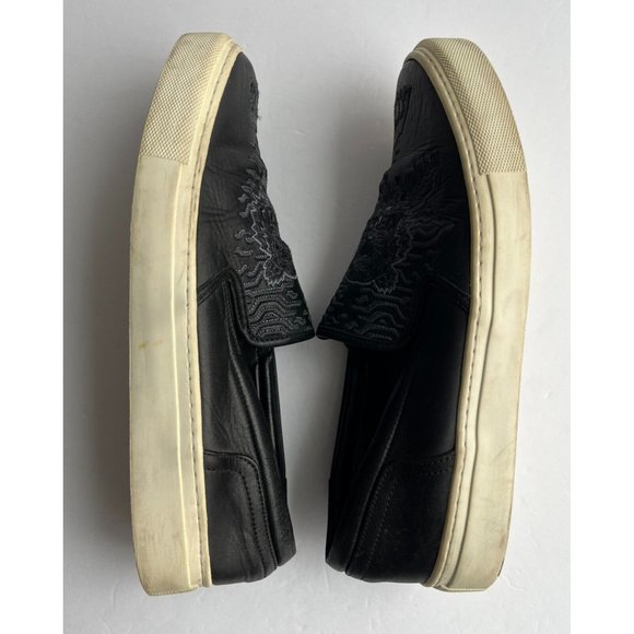 KENZO Black Tiger Embroidered Slip On Flats, Size 8 (US) 38 (EU) - Picture 7 of 11